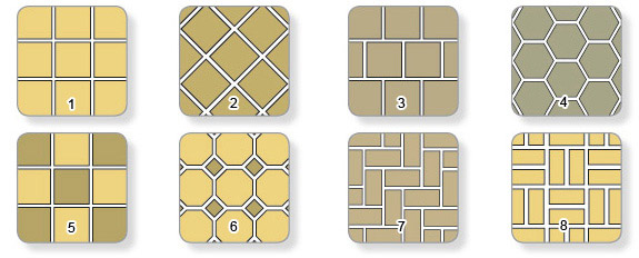 les différents type de pose de carrelage